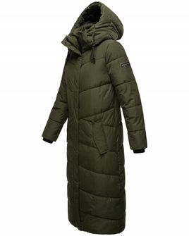 Navahoo HINGUCKER jachetă de iarnă pentru femei cu glugă, olive închis