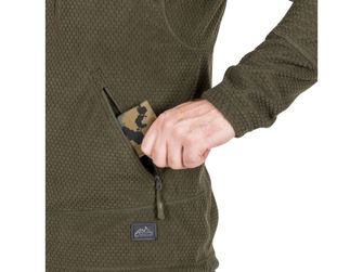 Jachetă fleece Helikon Alpha Tactical, gri shadow