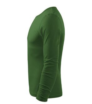 tričko s dlhým rukávom Adler Fit zelené z profilu 