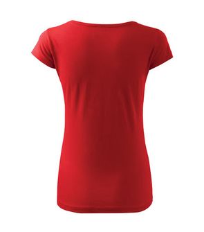 dámske tričko Adler Pure červené zozadu