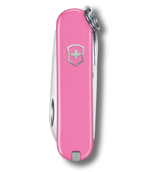 Victorinox Classic SD Colors Cherry Blossom, cuțit multifuncțional, roz, 7 funcții, blister