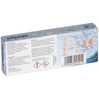 Dezinfecția apei MFH Medentech Aquatabs, 50 de tablete
