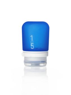 Humangear GoToob+ Sticluță de călătorie din silicon / Container &#039; 53 ml albastru închis