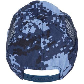 Șapcă MFH - mărime reglabilă, cu inserții din plasă, albastru digital