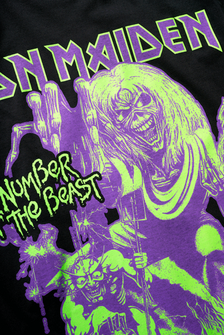 Brandit Iron Maiden tricou Number of the Beast I, negru