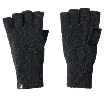 Mănuși fără degete tricotate Brandit, negru