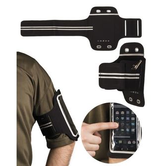 Mil-Tec LYCRA® Husă de smartphone pentru biceps, neagră