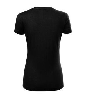Malfini Merino Rise tricou scurt femei, negru