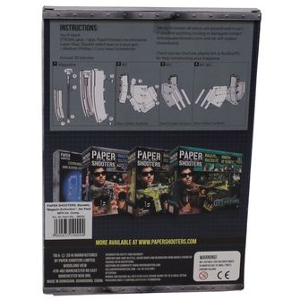 PAPER SHOOTERS Kit pistol pliabil Paper Shooters revista Extinction, 2-pack
