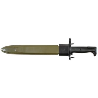 Baionetă americană MFH M1, mâner de plastic, toc, negru