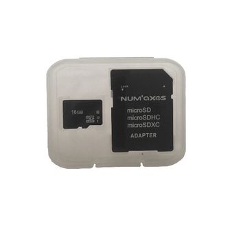 NUM´AXES 16GB Micro SDHC Class 10 card de memorie cu adaptor