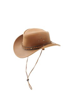 Origin Outdoors Cattleman pălărie din piele, maro