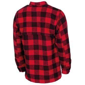 Fox în aer liber tricou lumberjack, roșu și negru