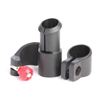 Warp ND - mecanică flip-lock FL-14, corp negru/manetă din plastic negru/piuliță roșie, diametru 18 mm