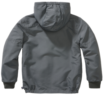 Jachetă pentru copii Brandit Frontzip Windbreaker pentru copii, antracit
