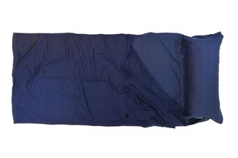 Origin Outdoors Mătase de mătase dreptunghiulară sac de dormit căptușeală sac de dormit albastru regal