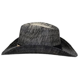 Fox Outdoor pălărie de paie Texas cu bandă de pălărie, negru-maroniu