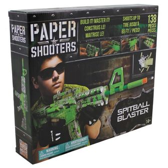 PAPER SHOOTERS Paper Shooters Paper Shooters Green Spit set pistol pliabil