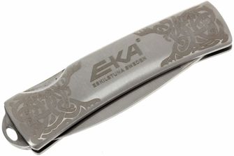 Cuțit de buzunar pentru bărbați Eka Classic 5 5,6 cm, oțel integral, ornamente