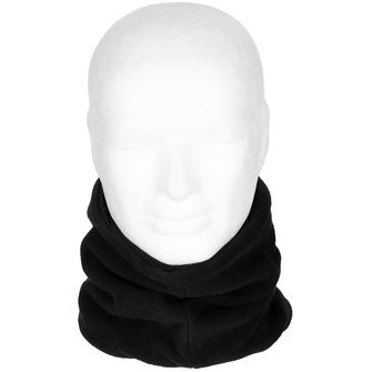 MFH Cravată de gât cu capac de cap, fleece, negru
