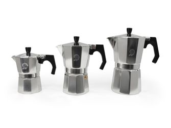 Cafetieră pentru 9 cești Espresso Origin Outdoors, din oțel inoxidabil
