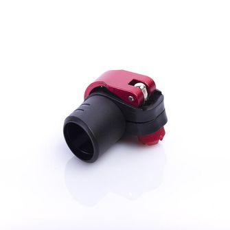 Warp ND - mecanică flip-lock FL-17 plastic negru/manetă ALU roșie/piuliță roșie, pentru diametrul de 18 mm