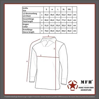 MFH Professional cămașă tactică americană cu mânecă lungă, HDT-camo