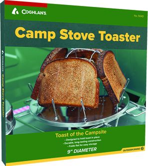 Coghlans Camp Stove Toaster Toaster pliabil pentru sobe pe benzină, parafină și gaz