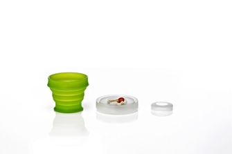 Humangear GoCup pahar de călătorie pliabil, igienic și ambalabil &#039; 118 ml verde
