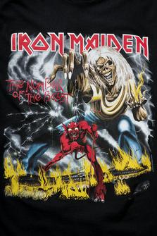 Brandit Iron Maiden tricou Number of the Beast II, negru