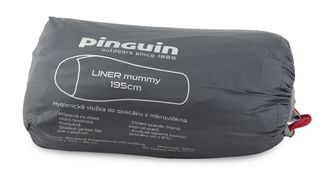 Pinguin Insert igienic pentru sac de dormit Liner Mummy gri 195cm