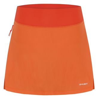 HUSKY fustă funcțională pentru femei cu pantaloni scurți Flamy L, portocaliu