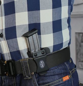 Falco Kydex holster F901 2021 pentru o revistă Glock 19, negru stânga