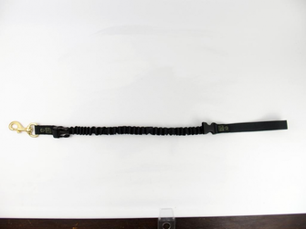 K9 Lesă Thorn cu amortizor și carabină, neagră, XL