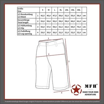 Pantaloni bermude MFH BW, BW camuflaj BW
