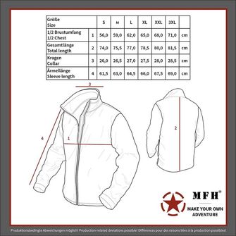 Jachetă profesională MFH Professional Softshell High Defence, verde OD