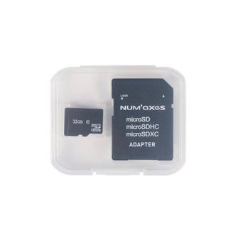NUM´AXES 32GB Card de memorie Micro SDHC Clasa 10 cu adaptor