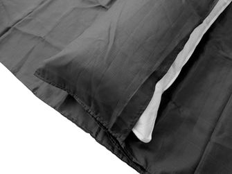 Origin Outdoors Ripstop Silk dreptunghiulară de mătase de culoare gri închis pentru sac de dormit