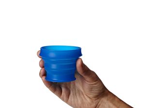 Humangear GoCup pahar de călătorie pliabil, igienic și ambalabil &#039; 237 ml albastru