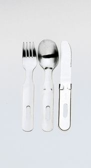 BasicNature Biwak Trekking Cutlery 3 segmente