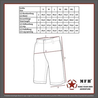 MFH American BDU Pantaloni scurți cu buzunare, AT-digital