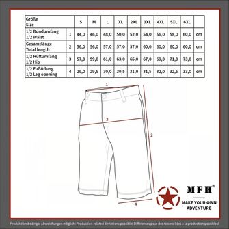 Pantaloni scurți de luptă MFH GB Combat, maro coiot