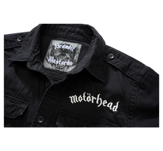 Cămașă cu mânecă lungă Brandit Motörhead Vintage, neagră