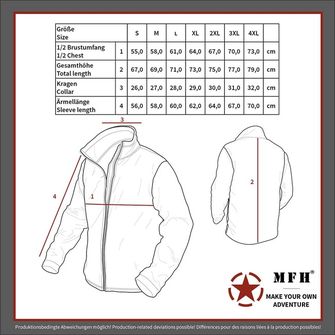 MFH Sweatshirt Tactical, BW camuflaj