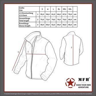 Jachetă MFH Professional Softshell Australia, verde OD