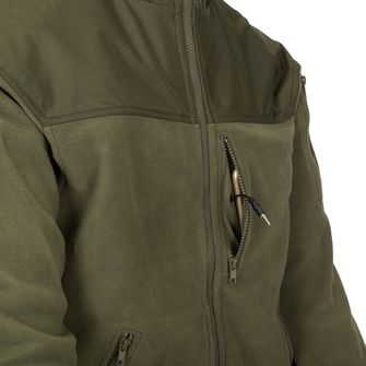 Jachetă flaușată Helikon-Tex Classic Army ramforsată, negru olive, 300g / m2