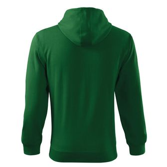 Hanorac pentru bărbați Malfini Trendy zipper, verde, 300g/m2