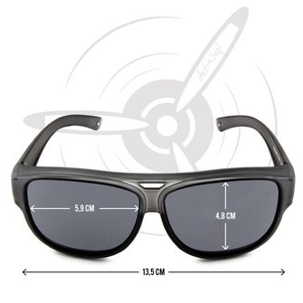 ActiveSol El Aviador Fitover-Child ochelari de soare polarizați gri
