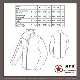 Jachetă profesională MFH Professional Softshell Scorpion, verde OD