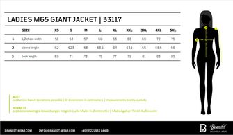 Jachetă M65 Giant pentru femei Brandit, măslină